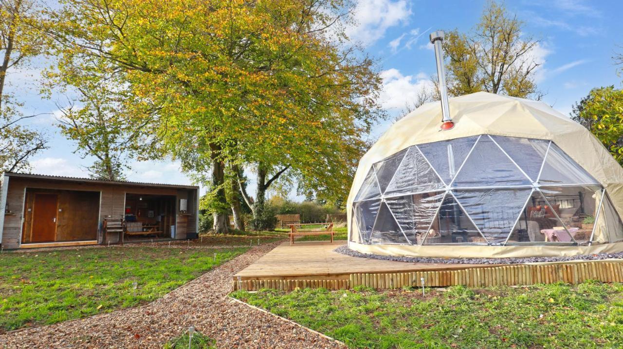 牛津 Luxury Dome With Private Wood-Fired Hot Tub酒店 外观 照片