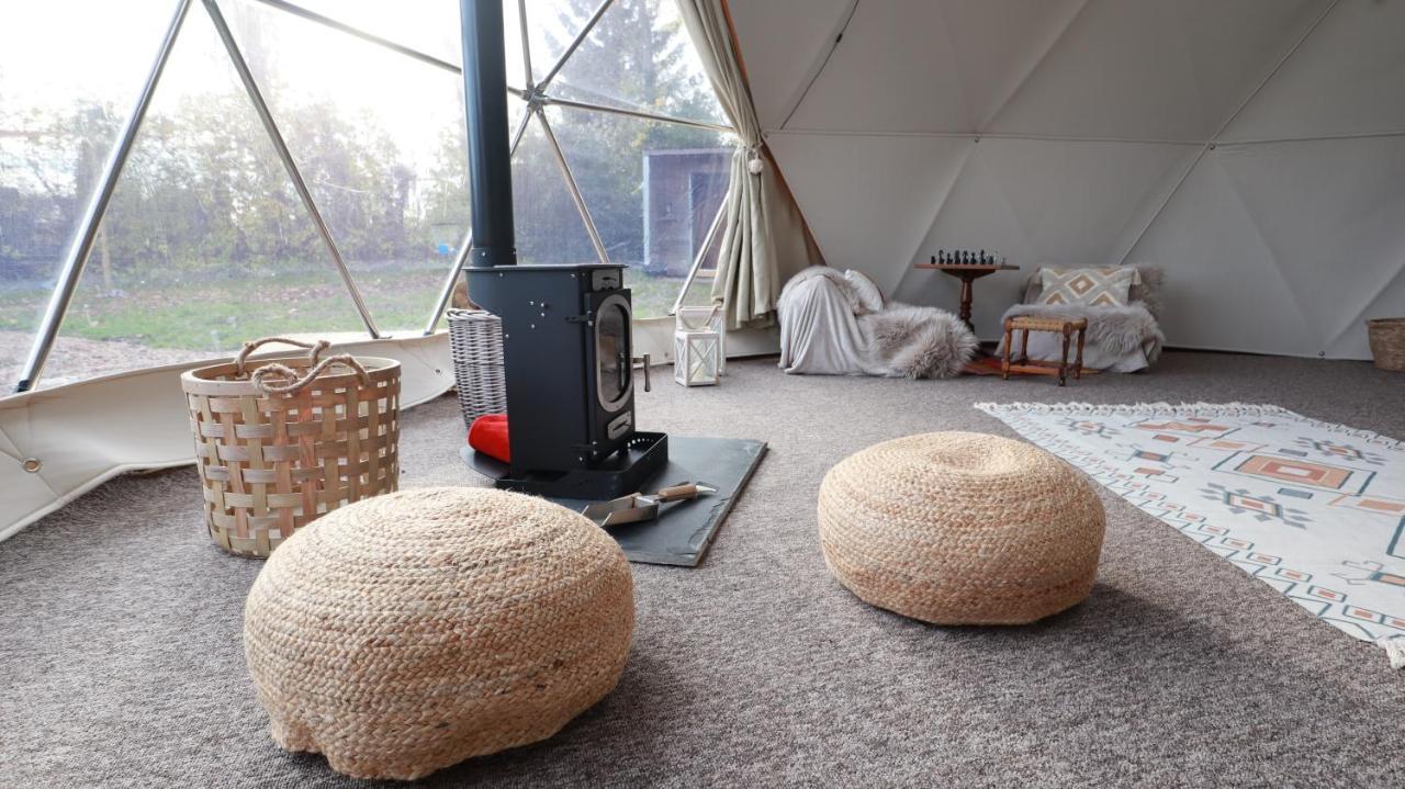 牛津 Luxury Dome With Private Wood-Fired Hot Tub酒店 外观 照片